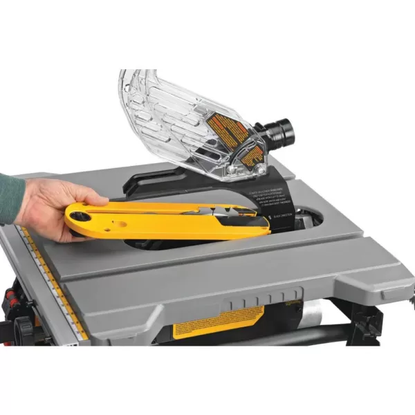 DEWALT 15 Amp Corded 8-1/4 in. Compact Jobsite Tablesaw with Bonus Compact Table Saw Stand