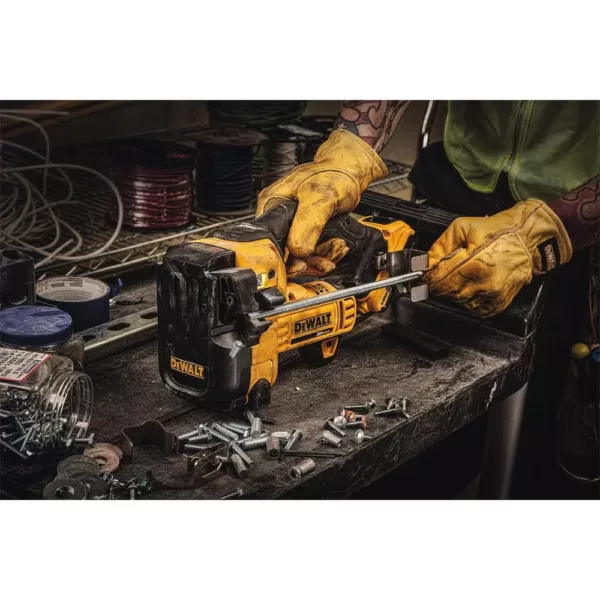 DEWALT 20-Volt MAX XR Cordless Barrel Grip Jigsaw with (1) 20-Volt 2.0Ah Battery & 3/8 in. Impact Wrench