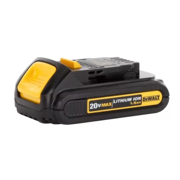 DEWALT ATOMIC 20-Volt MAX Cordless Brushless Compact 1/2 in. Drill/Driver, (2) 20-Volt 1.3Ah Batteries & Oscillating Tool