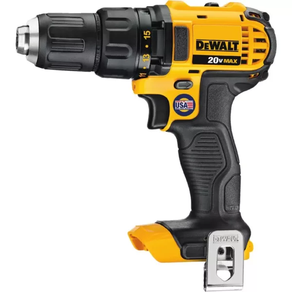 DEWALT 20-Volt MAX Cordless Compact 1/2 in. Drill/Drill Driver (Tool-Only)