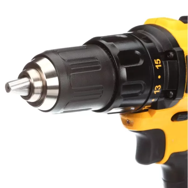 DEWALT 20-Volt MAX Cordless Compact 1/2 in. Drill/Drill Driver with (2) 20-Volt 1.3Ah Batteries, Charger & Bag