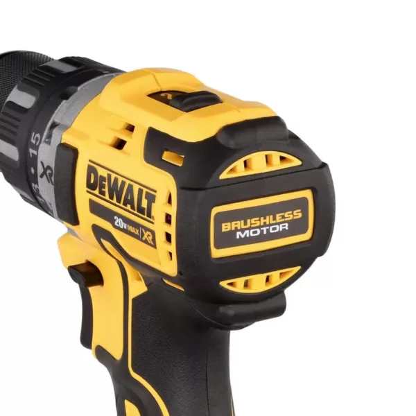 DEWALT 20-Volt MAX XR Cordless Brushless 1/2 in. Drill/Driver, (1) 20-Volt 5.0Ah Battery, (1) 20-Volt 2.0Ah Battery & Charger