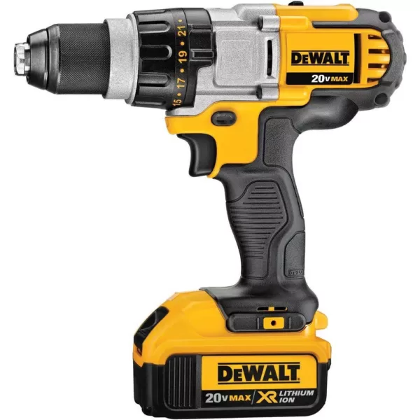 DEWALT 20-Volt MAX Cordless Premium 3-Speed 1/2 in. Drill/Driver with (2) 20-Volt 4.0Ah Batteries, Charger & Case