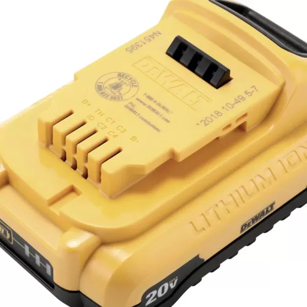 DEWALT 20-Volt MAX Compact Lithium-Ion 3.0Ah Battery Pack (2-Pack)