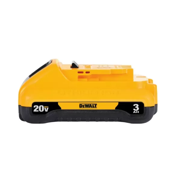 DEWALT 20-Volt MAX Compact Lithium-Ion 3.0Ah Battery Pack (3-Pack)