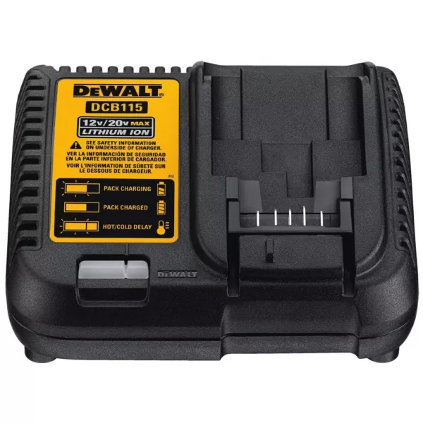 DEWALT 20-Volt MAX Compact Lithium-Ion 3.0Ah Battery Pack with 12-Volt to 20-Volt MAX Charger