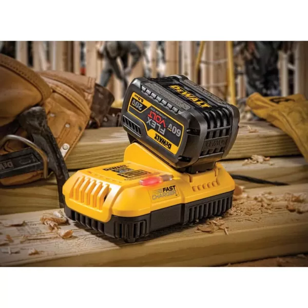 DEWALT FLEXVOLT 20-Volt/60-Volt MAX Lithium-Ion 12.0Ah Battery with Fan Cooled Fast Charger