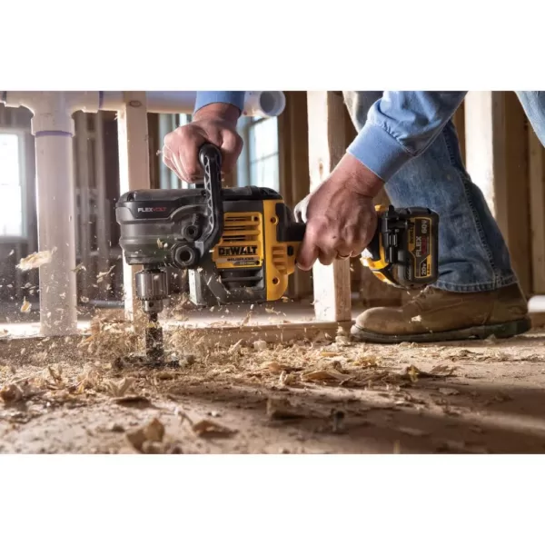 DEWALT FLEXVOLT 60-Volt MAX Cordless Brushless 1/2 in. Stud & Joist Drill, (2) FLEXVOLT 6.0Ah Batteries & 1/2 in. Impact Wrench