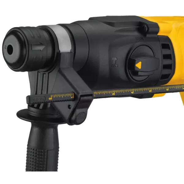 DEWALT 20-Volt MAX Cordless Brushless 1 in. SDS Plus D-Handle Rotary Hammer,(2) 20-Volt 4.0Ah Batteries & 1/2 in. Impact Wrench