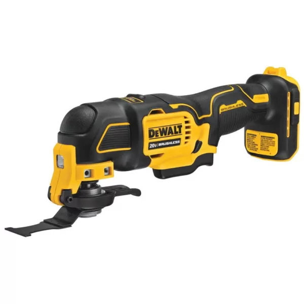 DEWALT ATOMIC 20-Volt MAX Cordless Brushless Combo Kit (4-Tool), (2) 2.0 Ah Batteries, Charger & Bag