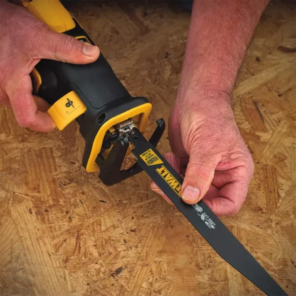 DEWALT 20-Volt MAX XR Cordless Brushless Compact Reciprocating Saw with (1) 20-Volt Battery 6.0Ah