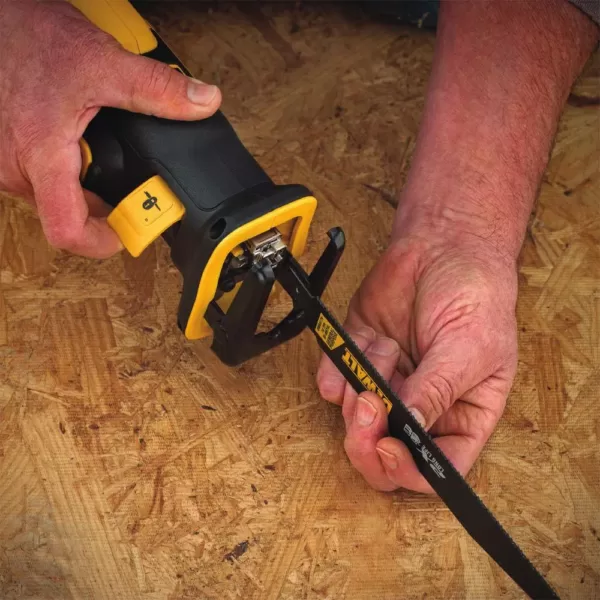 DEWALT 20-Volt MAX XR Cordless Brushless Compact Reciprocating Saw with (1) 20-Volt Battery 5.0Ah & Charger