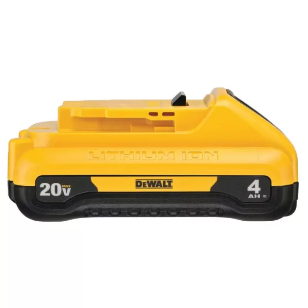 DEWALT ATOMIC 20-Volt MAX Cordless Brushless Compact Reciprocating Saw with (1) 4.0Ah Battery