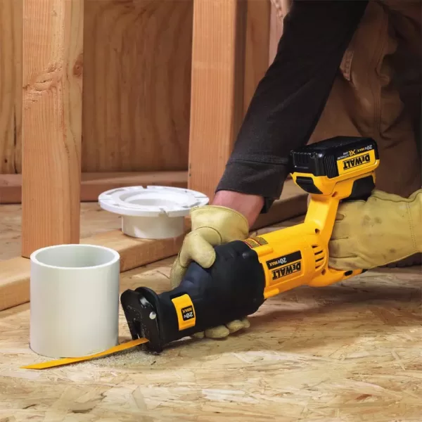 DEWALT 20-Volt MAX Cordless Reciprocating Saw with (1) 20-Volt Battery 5.0Ah & (1) 20-Volt Battery 6.0Ah