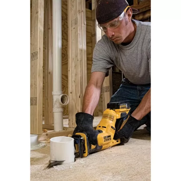 DEWALT 20-Volt MAX Cordless Compact Reciprocating Saw with (1) 20-Volt Battery 5.0Ah