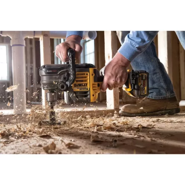 DEWALT FLEXVOLT 60-Volt MAX Cordless Brushless 1/2 in. Stud & Joist Drill with E-Clutch & (1) FLEXVOLT 6.0Ah Battery