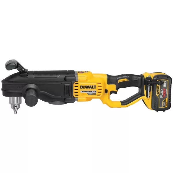 DEWALT FLEXVOLT 60-Volt MAX Cordless In-line 1/2 in. Stud & Joist Drill with E-Clutch & (1) FLEXVOLT 9.0Ah Battery