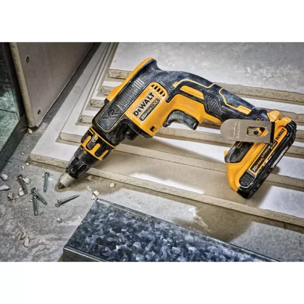 DEWALT 20-Volt MAX XR Cordless Brushless Drywall Screw Gun with (1) 20-Volt 4.0Ah Battery