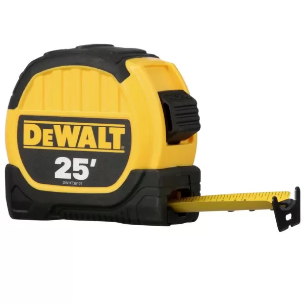 DEWALT Combination MAXFIT Screwdriver Set (4-Piece) with 25 ft. Tape Measure