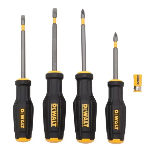 DEWALT Combination MAXFIT Screwdriver Set (4-Piece) with 25 ft. Tape Measure