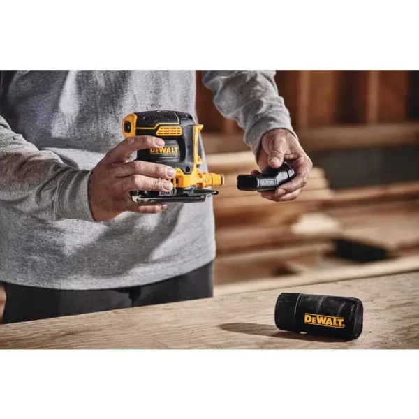 DEWALT 20-Volt MAX XR Cordless Brushless 1/4 Sheet Variable Speed Sander (Tool-Only)