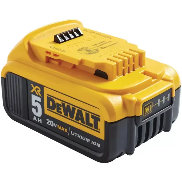 DEWALT 20-Volt MAX XR Cordless Brushless Cable Stripper with Stapler, (1) 20-Volt 5.0Ah Battery & (1) 20-Volt 2.0Ah Battery