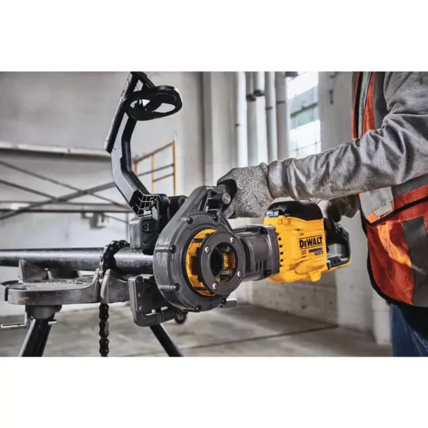 DEWALT FLEXVOLT 60-Volt MAX Cordless 1/2 in. - 2 in. Pipe Threader Kit with (2) FLEXVOLT 9.0Ah Batteries