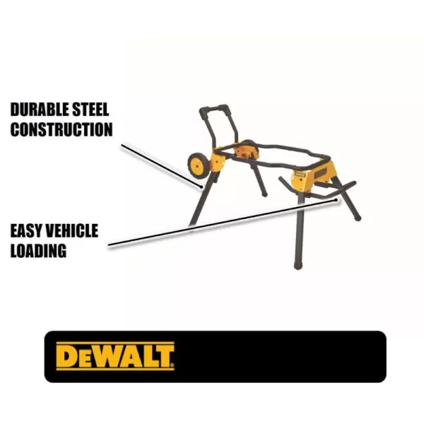 DEWALT 31.5 lbs. Rolling Table Saw Stand