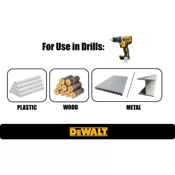 DEWALT Titanium Pilot Point Drill Bit Set (14-Piece)