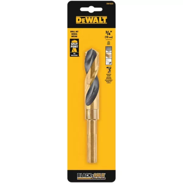 DEWALT 3/4 in. Black and Gold Drill Bit