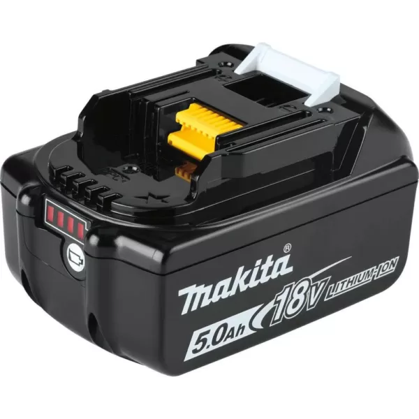 Makita 18-Volt 5.0Ah LXT Lithium-Ion Brushless 4-1/2 / 5 in. Cut-Off/Angle Grinder Kit with bonus 18V LXT Battery Pack 5.0Ah