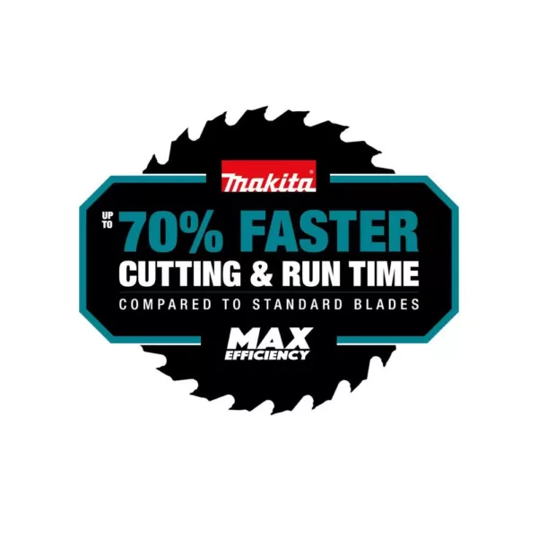 Makita 7-1/4 in. 24T Carbide-Tipped Ultra-Thin Kerf Saw Blade, Framing