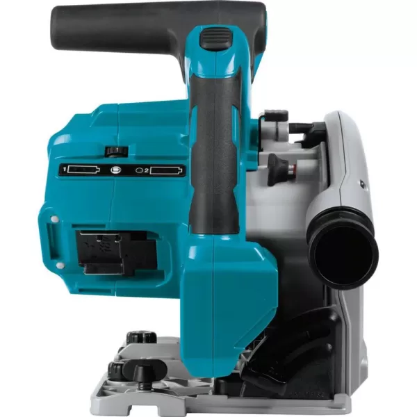 Makita 18-Volt X2 LXT Lithium-Ion (36-Volt) Brushless Cordless 6-1/2 in. Plunge Circular Saw (Tool Only) with 55T Carbide Blade