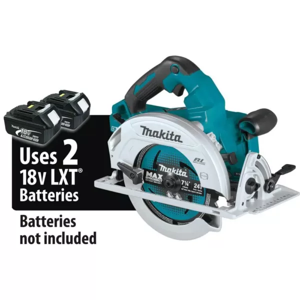 Makita 18-Volt X2 LXT Lithium-Ion 36-Volt Brushless Cordless 7-1/4 in. Circular Saw AWS Capable Tool-Only