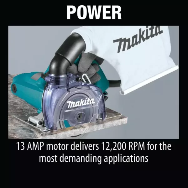 Makita 5 in. Dry Masonry Saw with Dust Extraction