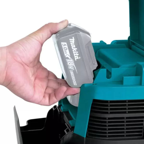 Makita 18-Volt X2 LXT Lithium-Ion (36-Volt) Brushless Cordless 4 Gal. HEPA Filter Dry Dust Extractor, with AWS (Tool-Only)