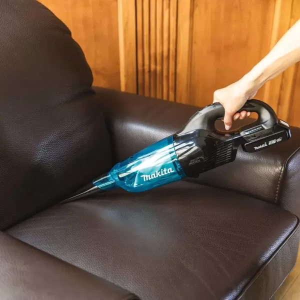 Makita 18-Volt LXT Lithium-Ion Compact Brushless Cordless Vacuum Kit, 2.0 Ah