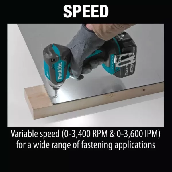 Makita 18-Volt LXT Brushless Impact Driver Kit with bonus 18-Volt LXT Lithium-Ion Cordless L.E.D. Flashlight