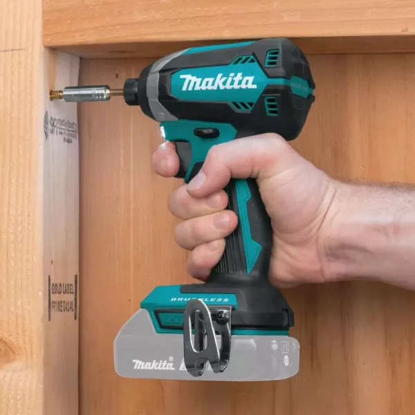 Makita 18V LXT Brushless 1/4 in. Impact Driver, 7-1/4 in. Circular Saw and Reciprocating Saw with bonus 18V LXT Starter Pack