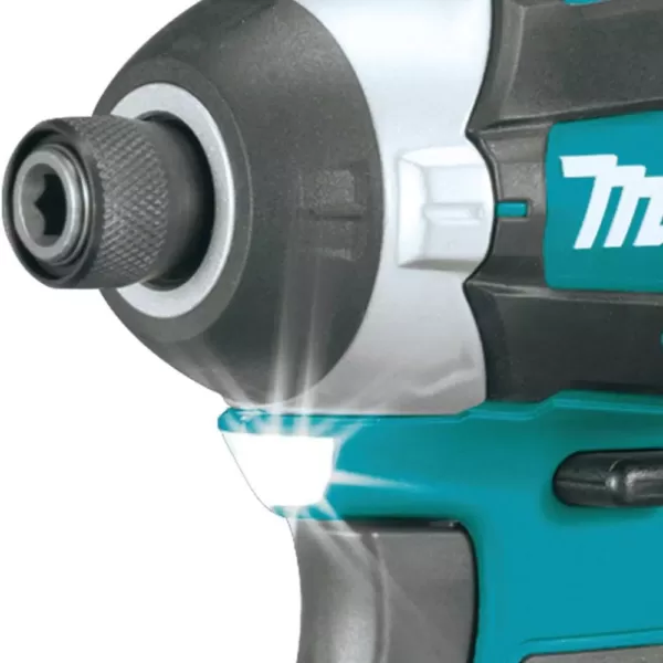 Makita 18-Volt LXT Lithium-Ion Brushless 1/4 in. Cordless Quick-Shift Mode 3-Speed Impact Driver (Tool Only)