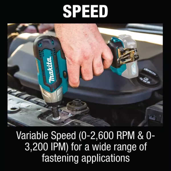 Makita 12-Volt maximum CXT Lithium-Ion Cordless 1/4 in. Sq. Drive Impact Wrench Tool-Only