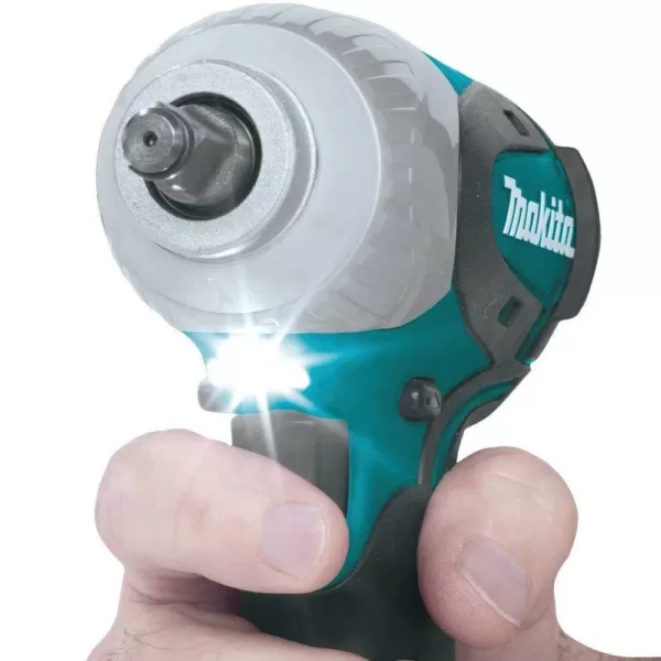 Makita 18-Volt LXT Lithium-Ion 3/8 in. Cordless Square Drive Impact Wrench Kit with (2) Batteries 3.0Ah Charger and Bag