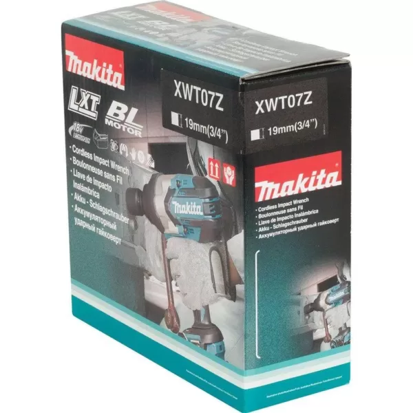 Makita 18-Volt LXT Lithium-Ion Cordless High Torque 3/4 in. Square Drive Impact Wrench (Tool-Only)