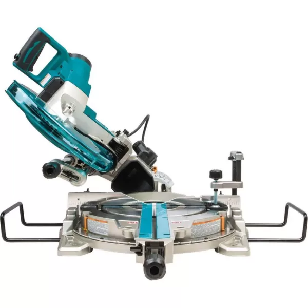 Makita 15 Amp 12 in. Dual-Bevel Sliding Compound Miter Saw with Laser with bonus Pneumatic 16-Gauge, 2-1/2 in. Finish Nailer