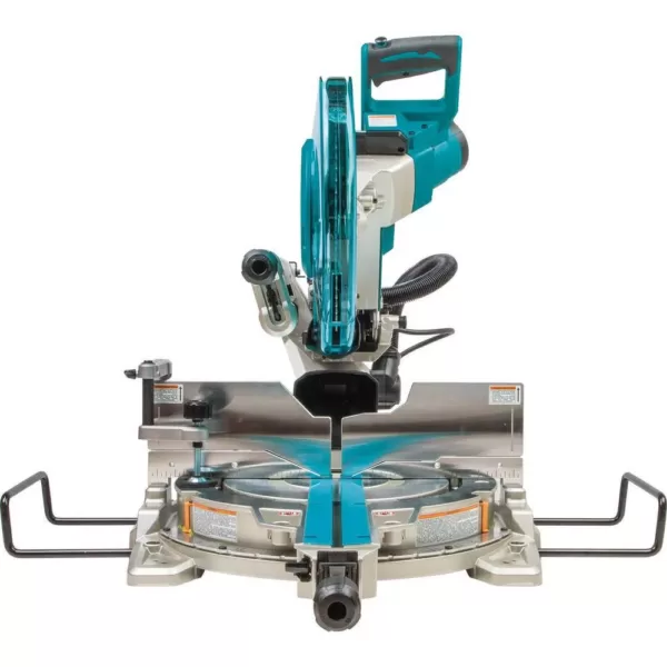 Makita 15 Amp 12 in. Dual-Bevel Sliding Compound Miter Saw with Laser with bonus Pneumatic 16-Gauge, 2-1/2 in. Finish Nailer