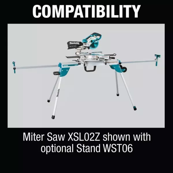 Makita 18-Volt X2 LXT Lithium-Ion 1/2 in. Brushless Cordless 7-1/2 in. Dual Slide Compound Miter Saw (Tool-Only)