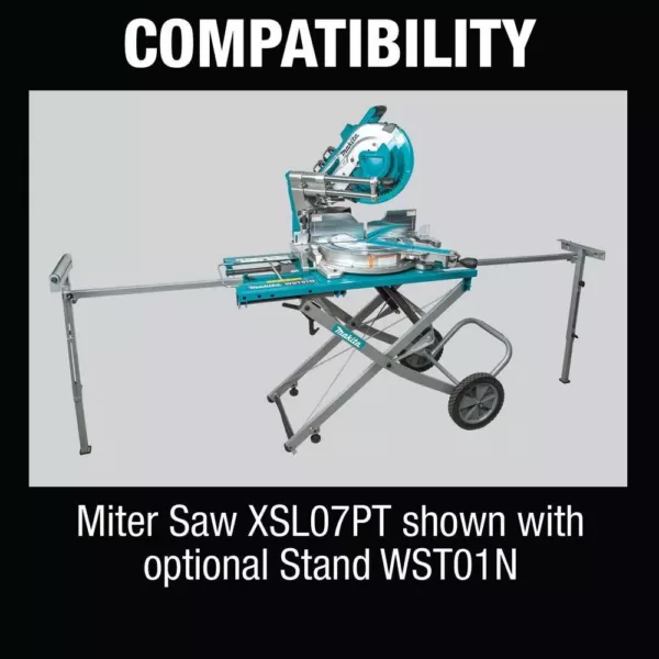 Makita 18-Volt X2 LXT Lithium-Ion (36-Volt) 12 in. Brushless Cordless Dual-Bevel Sliding Compound Miter Saw Laser Kit (5.0 Ah)