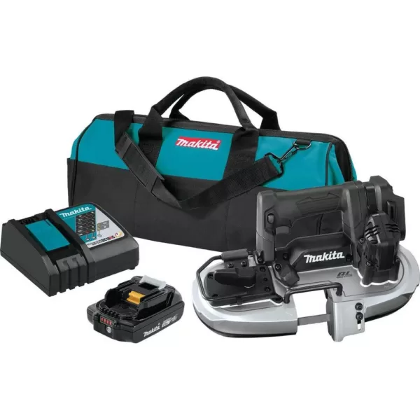 Makita 18-Volt LXT Lithium-Ion Sub-Compact Brushless Cordless Band Saw Kit (2.0Ah)