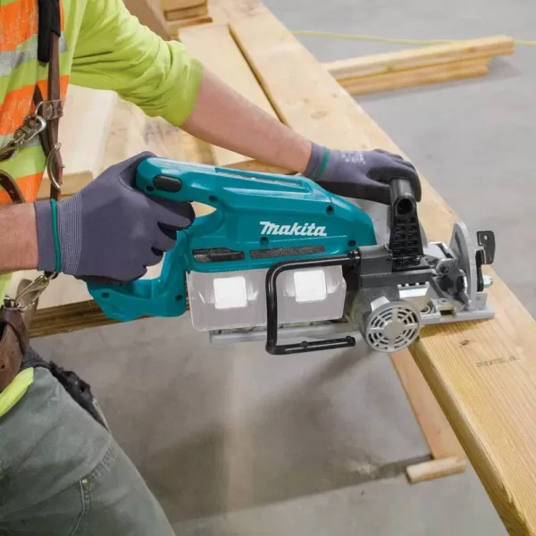 Makita 18-Volt X2 LXT Brushless Cordless Rear Handle 7-1/4 in. Circular Saw with Bonus Recip Saw, 2 Batteries 5.0 Ah