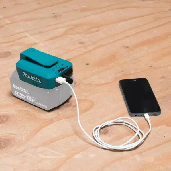 Makita 18-Volt LXT Lithium-Ion Cordless Power Source with 2 USB ports